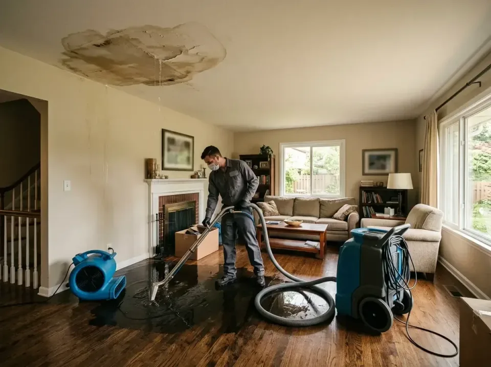 attic-pipe-burst-ceiling-drip-008 — frequently asked questions, Water Damage Restoration & Carpet Care in Edgewater, NJ